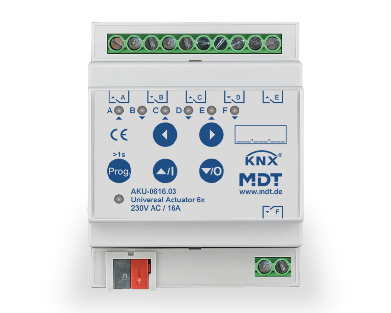 [AKU-0616.03] MODULE MDT ACTIONNEUR KNX 06 POSITIONS