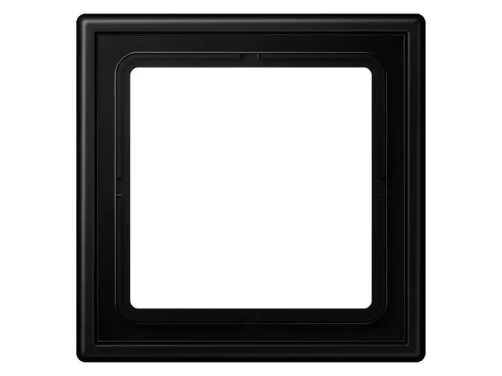 [A5581BFSWM] CADRE JUNG D'INTERRUPTEUR 55 PLASTIQUE  NOIR 1 FOIS