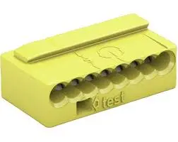 [243-508] CONNECTEUR WAGO KNX 8 PIN JAUNE