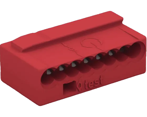 [243-808] CONNECTEUR WAGO KNX 8 PIN ROUGE