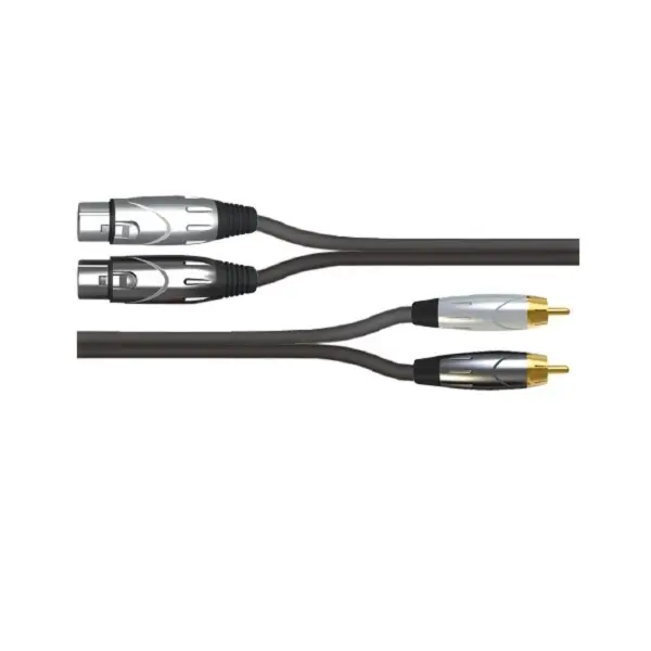 CORDON 2 XLR F TO RCA M 3M