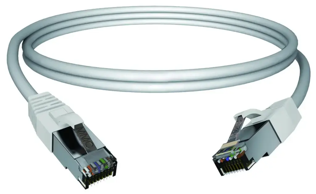 CORDON DE BRASSAGE MMC1M CAT6 FTP GRIS