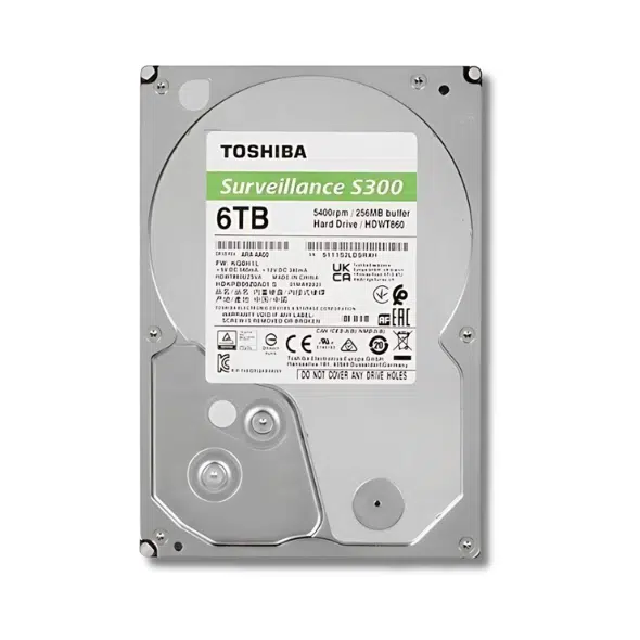 HDD TOSHIBA 6TB SATA SURVEILLANCE S300