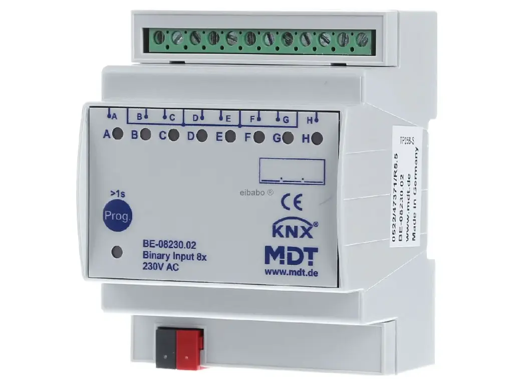 MODULE MDT ENTREE BINAIRE KNX 08 FOIS 230V AC