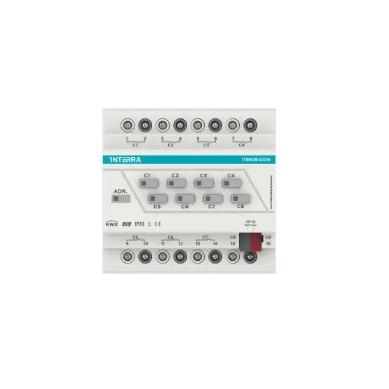 MODULE INTERRA ACTIONNEUR KNX 08 CHANNEL
