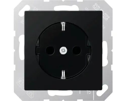 [A1520BFSWM] PRISE JUNG16A 250V PLASTIQUE NOIR