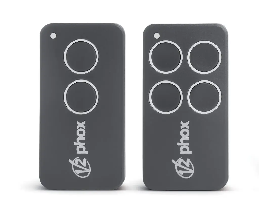 [10V082] TELECOMMANDE PHOX 2 BOUTONS 433.92 MHZ