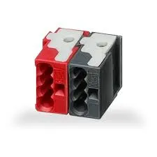 CONNECTEUR KNX MDT ROUGE ET NOIR