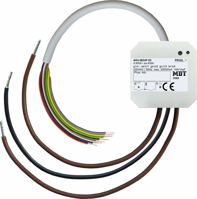 ACTIONNEUR KNX MDT UNIVERSEL COMPACT 2 FOIS ET 4 ENTREES