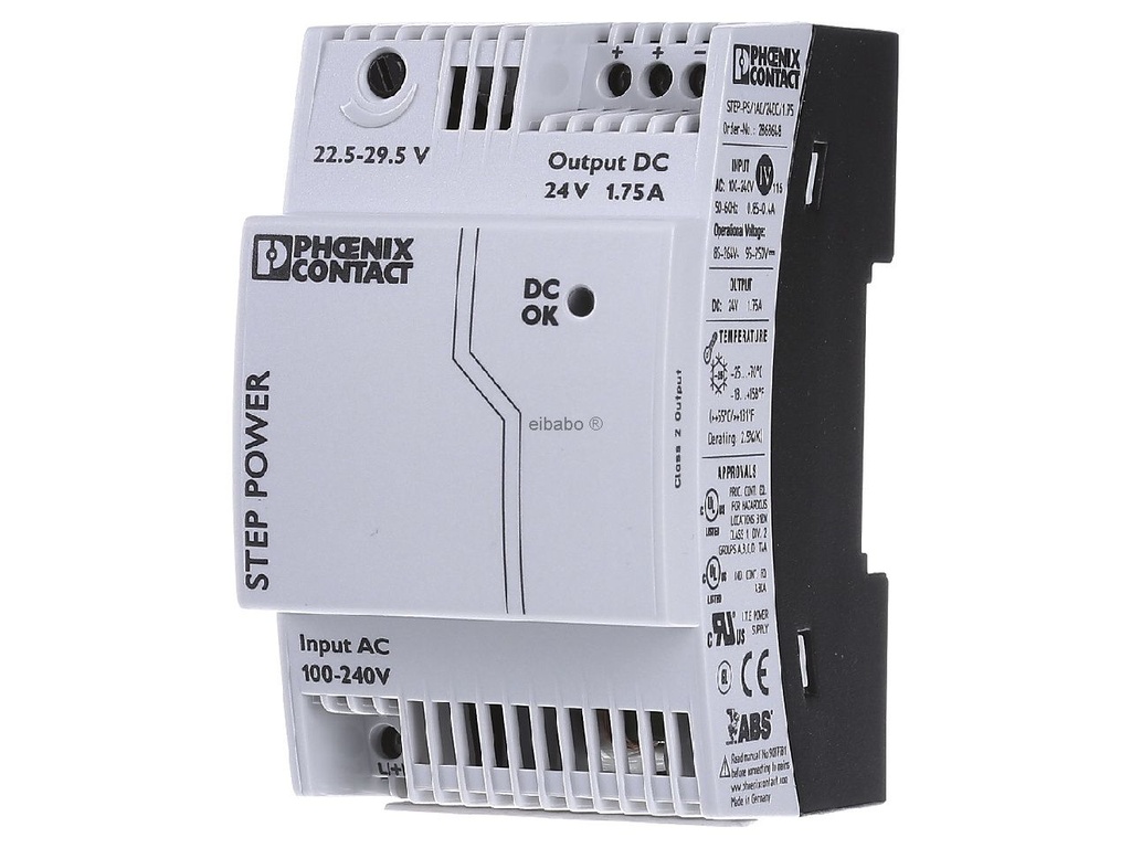 ALIMENTATION PHOENIX STEP 24VDC 1.75A