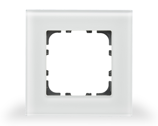 CADRE MDT D'INTERRUPTEUR 55 EN VERRE BLANC