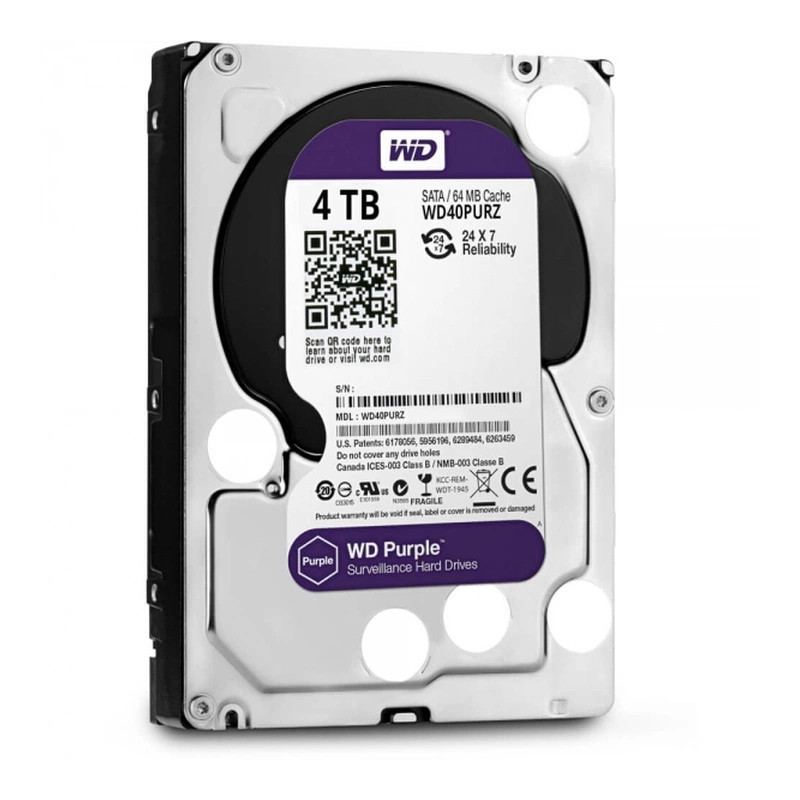 HDD WISTERN DIGITAL PURPLE 4TB INTERNE