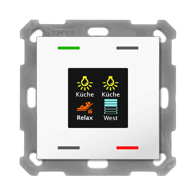 INTERRUPTEUR  MDTEN VERRE KNX4 VOIS SMART 55