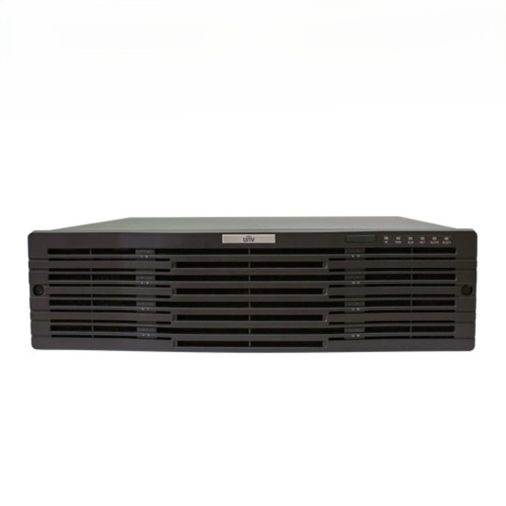 NVR UNV 64 CANAUX, 8 SATA 2U, H.265, 4K, DOUBLE RÉSEAU