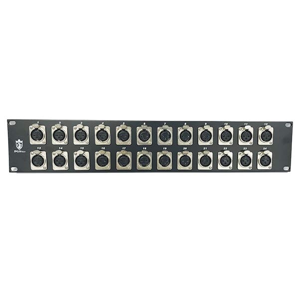 PANNEAUX PATCH AUDIO XLR 24 FEMELLE