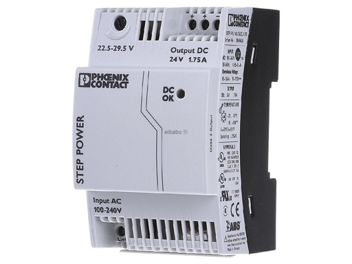 [STEP-PS/1AC/24DC/1.7] ALIMENTATION PHOENIX STEP 24VDC 1.75A
