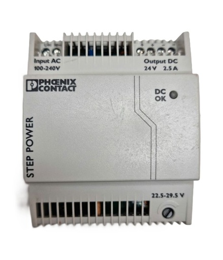 [STEP-PS/1AC/24DC/2.5] ALIMENTATION PHOENIX STEP 24VDC 2.5A