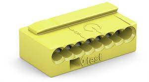 [WAGO 243-508] CONNECTEUR WAGO 243-508 JAUNE 8 PIN