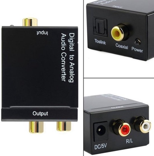 [SAM01] CONVERTISSEUR AUDIO OPTIQUE VERS RCA