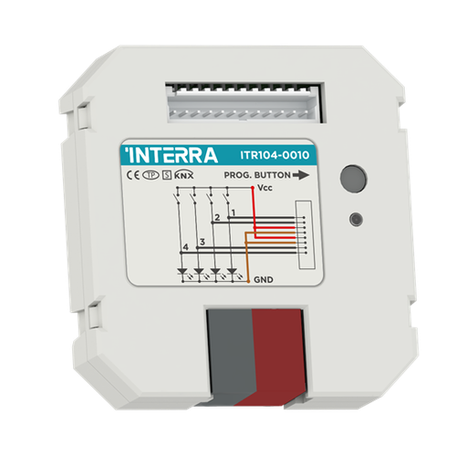[ITR104] ENTREE BINAIRE INTERRA KNX 04 CHS